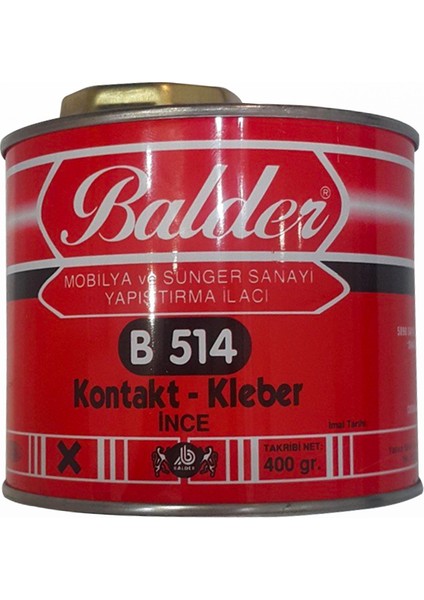 Bally Yapiştirici Ince Teneke 0,5 Lt