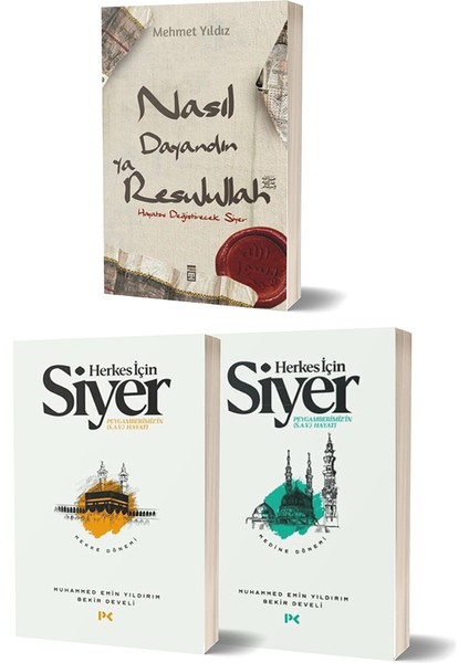 Nasıl Dayandın Ya Resulullah - Herkes Için Siyer (1/2) 2 Kitap Set