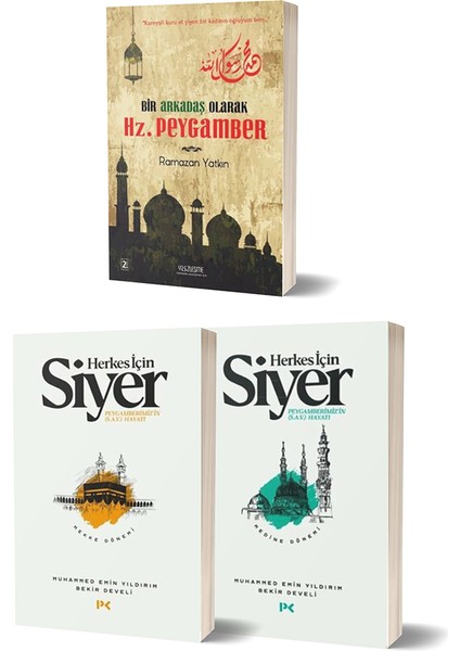 Bir Arkadaş Olarak Hz. Peygamber - Herkes Için Siyer (1 ve 2) 2 Kitap Set