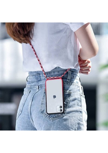 Element Crossbody Protective iPhone 11 6.1 Askılı Koruyucu Silikon Kılıf