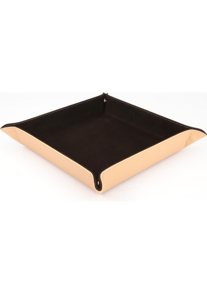 Gerçek Deri Vale Tepsi Set Valet Tray Saat Saklama Kutusu Çoklu Rolex Kutusu Ofis Düzenleyici Ofis Organizer Watch Box Yatakbaşı Tepsisi indirimleri