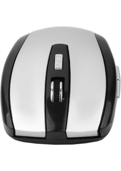 Dizüstü Pc 2.4 Ghz 1600 Dpı Kablosuz Optik Mouse Fare USB Alıcı Gümüş