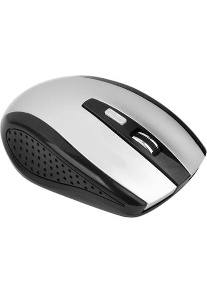 Dizüstü Pc 2.4 Ghz 1600 Dpı Kablosuz Optik Mouse Fare USB Alıcı Gümüş