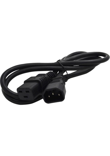 16A Iec 320 C14 C19 Ac Güç Uzatma Kablosu Kablosu Pc Pdu Ups Siyah Için (Yurt Dışından)
