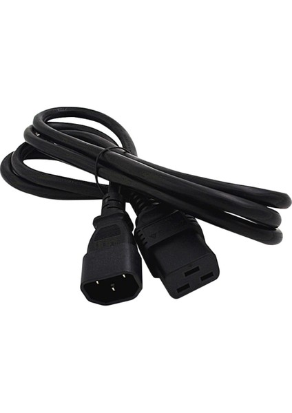 16A Iec 320 C14 C19 Ac Güç Uzatma Kablosu Kablosu Pc Pdu Ups Siyah Için (Yurt Dışından)
