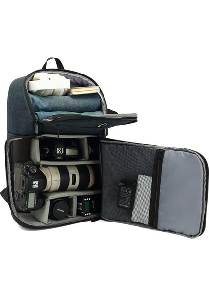 Fotoğrafçılar Profesyonel Için Dslr / Slr Için Yastıklı Kamera Sırt Çantası (Yurt Dışından)