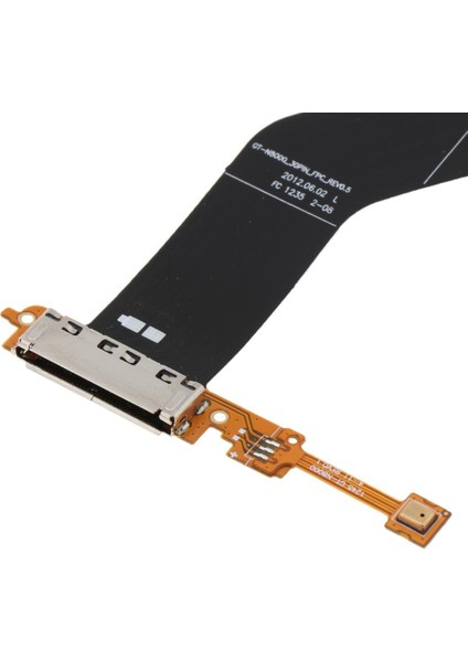 USB Şarj Soket Flex Kablo Samsung N8000 Tablet Şarj Portu Şerit Için (Yurt Dışından)