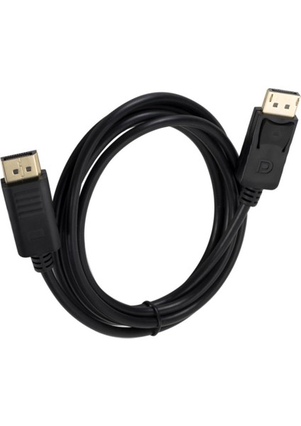 6 Ft Siyah Displayport Dısport Dp'ye Dp Kablo Yüksek Hızlı Video Kablosu (Yurt Dışından)