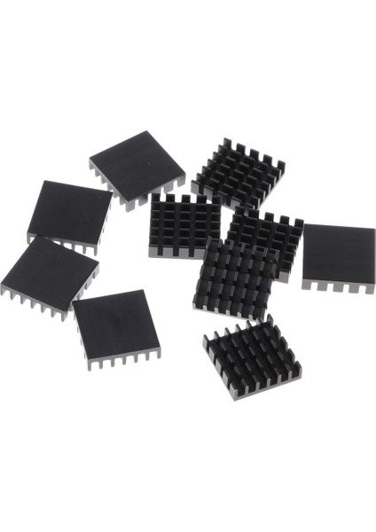 10 Parça Gpu Cpu Termal Soğutucu Pad, 19X19X5MM, Alüminyum Alaşımlı (Yurt Dışından)