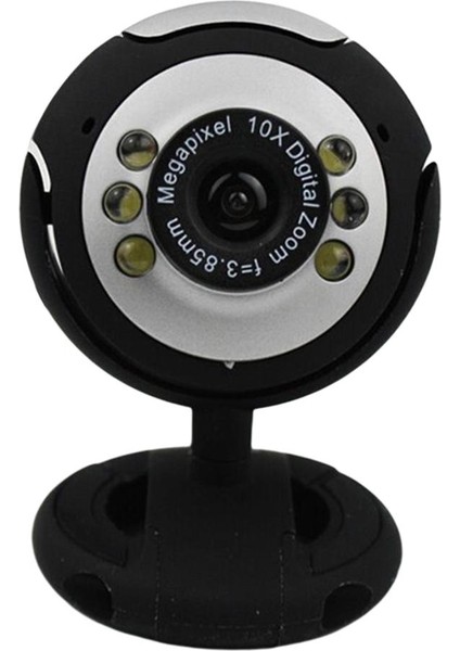 USB 2.0 Webcam 10X Klips Bilgisayar Web Kamera Pc Gaming Için Mikrofon ile (Yurt Dışından)