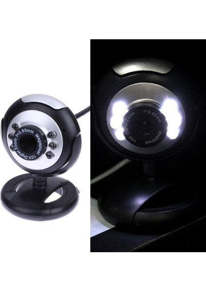 USB 2.0 Webcam 10X Klips Bilgisayar Web Kamera Pc Gaming Için Mikrofon ile (Yurt Dışından) fiyatları