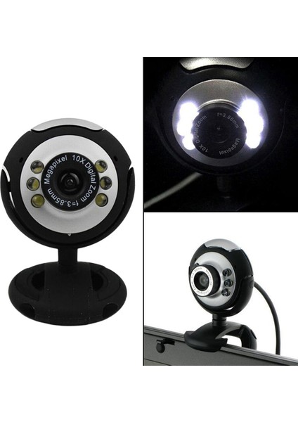 USB 2.0 Webcam 10X Klips Bilgisayar Web Kamera Pc Gaming Için Mikrofon ile (Yurt Dışından) modelleri