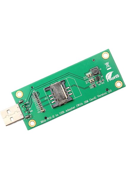 Mını Pcı-E Wwan Kartı USB Adaptör ve Sım Yuvası Için Tam Yükseklik 3g / 4g Modülü (Yurt Dışından)