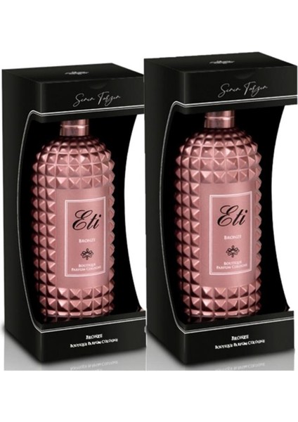 Eti Butik Kolonyası (Bronze) Cam Şişe Kutulu 300 ml 2 Adet