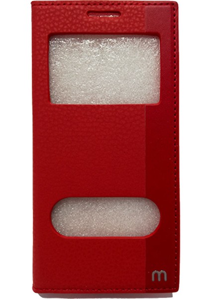 Samsung Galaxy J3 Pro Pencereli Kapaklı Magnum Kılıf