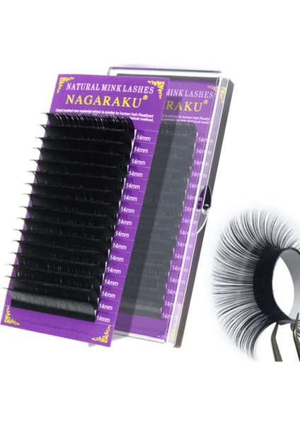 Ocean Nagaraku Doğal Ipek Kirpik (Natural Eyelash) 12MM 0.03C Extra Ince