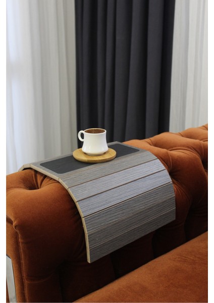 Deri Tabanlı Kolçak Sehpası Koltuk Kenarı Yan Sehpa modelleri