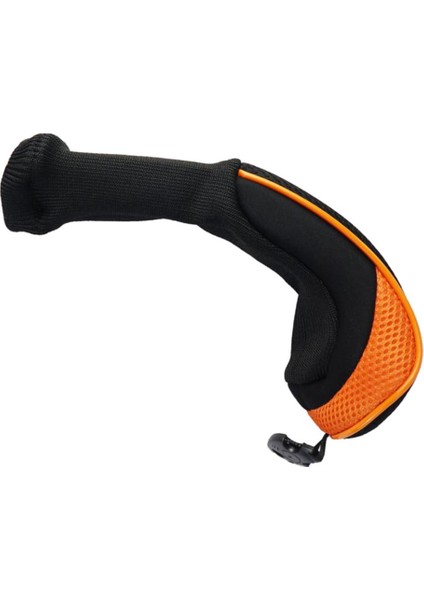 Premium Golf Ahşap Headcover Başkanı Kapak Uzun Boyun Fairway Koruyucu Turuncu fırsatları