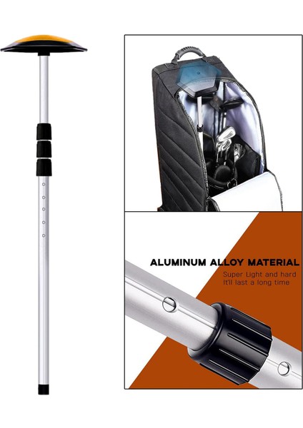 Ayarlanabilir Golf Sert Kol Seyahat Çantası Destek Kol Çubuk Kutup Koruyucu Uçak Turuncu indirimleri