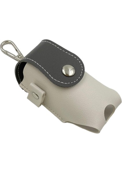 Toz Geçirmez Golf Topu Taşıma Çantası Taşıma Pu Saklama Konteyner Küçük Cep Beyaz Gri