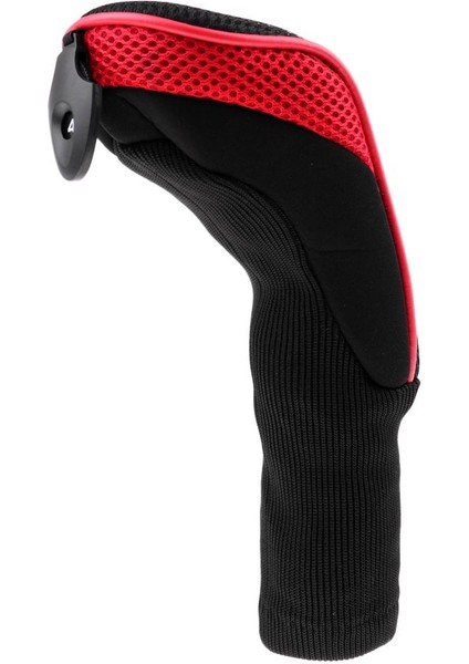 Mesh Uzun Boyun Golf Kulübü Başkanı Golf Hybrid Ut Headcover Kırmızı Kapakları