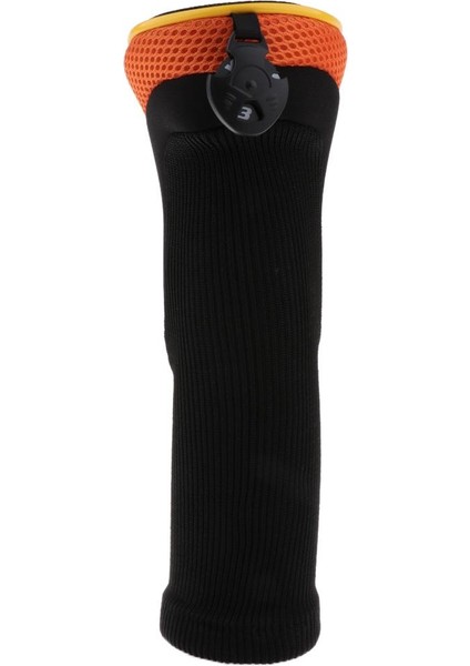 Golf Hybrid Club, No ile Koruyucu Başlıkları Kapsar. Etiket (3,4,5,7, X) - Turuncu