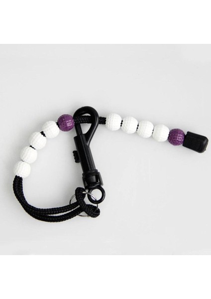 12MM Golf Skorlama Skor Boncuk Stroke Shot Counter Kaleci ile Yapış Klip Ipi - Mor(Yurt Dışından) indirimleri