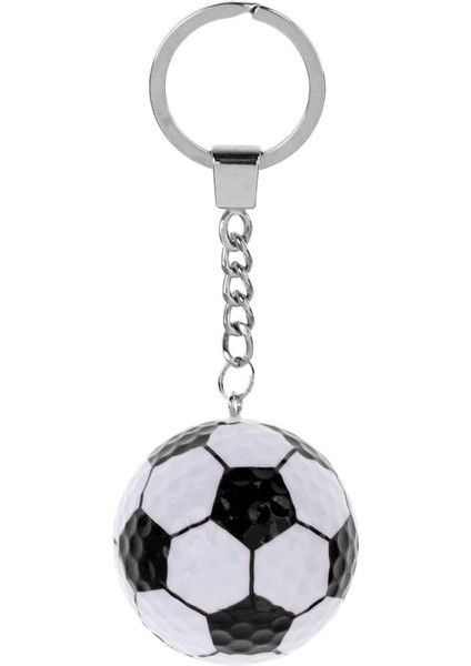 Golf Topu Araba Anahtarlık Anahtarlık Basketbol Çantası Charm Kolye Hediye Tenis Futbol Siyah fiyatları