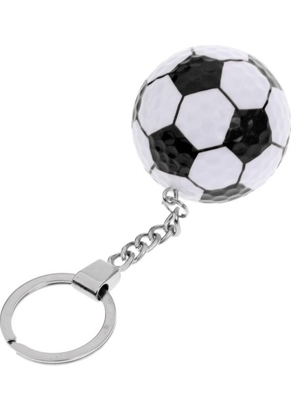 Golf Topu Araba Anahtarlık Anahtarlık Basketbol Çantası Charm Kolye Hediye Tenis Futbol Siyah modelleri
