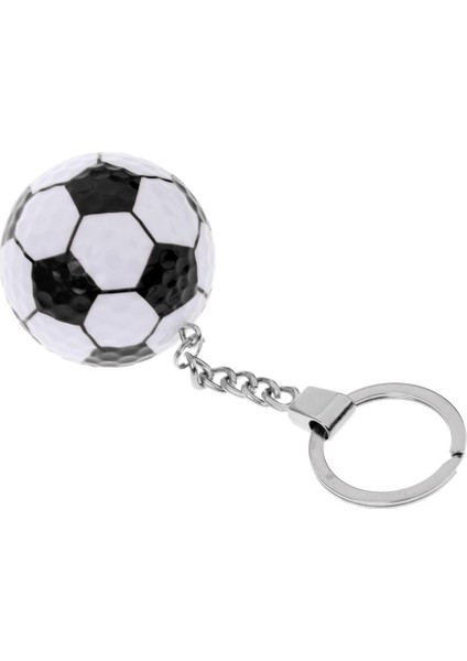 Golf Topu Araba Anahtarlık Anahtarlık Basketbol Çantası Charm Kolye Hediye Tenis Futbol Siyah fırsatları