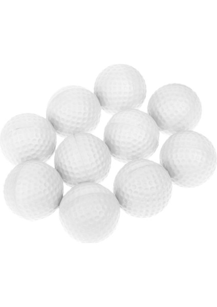 Prettyria 10 Adet Pu Köpük Sünger Golf Eğitimi Yumuşak Topları Uygulama Topu Beyaz fırsatları