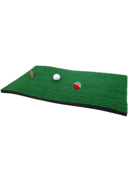 70X40 cm Golf Mat Konut Uygulaması Hiting Mat Kauçuk Tee Tutucu Topları ile C