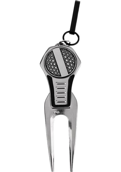 Taşınabilir Alaşım Golf Sahası Onarım Divot Aracı Golf Topu Işaretleyici 4 "2 #