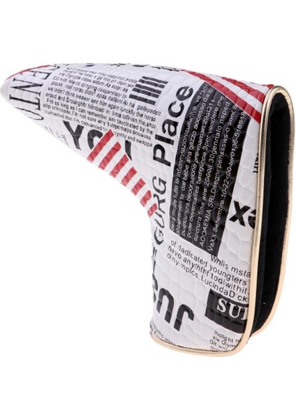 Golf Blade Atıcı Kapak Headcover Koruyucu Çanta Manyetik Kapatma ile