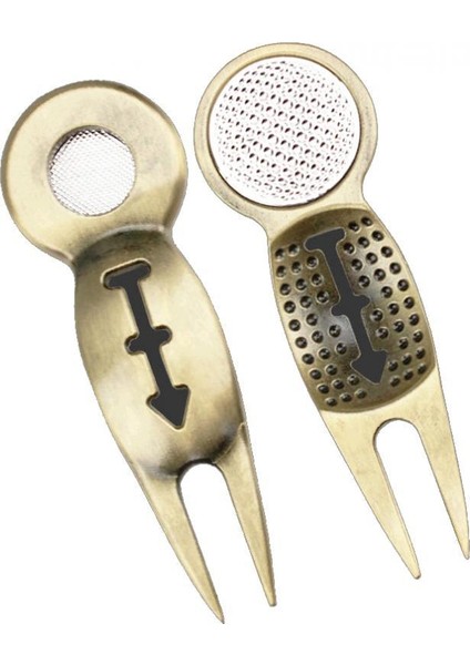 3 1 Golf Divot Onarım Aracı Çatal ile Top Marker ve Hat Işaretleme Stencil fırsatları