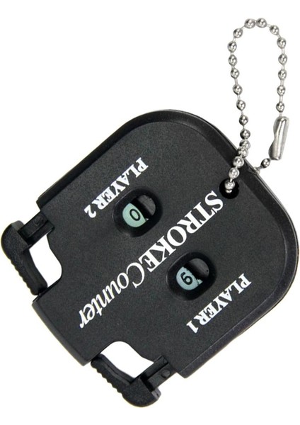 Taşınabilir Golf Kare Sayısı Shot Stroke Putts Skoru Keeper Anahtarlık fırsatları