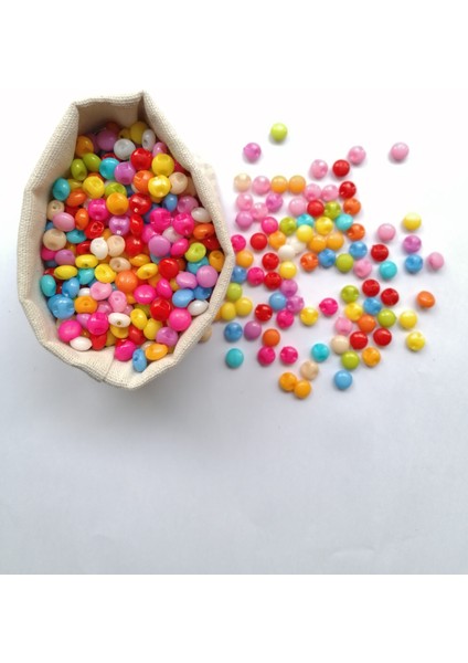 1.kalite 100 Adet Bonibon Figürlü, Plastik Düğme 9 mm