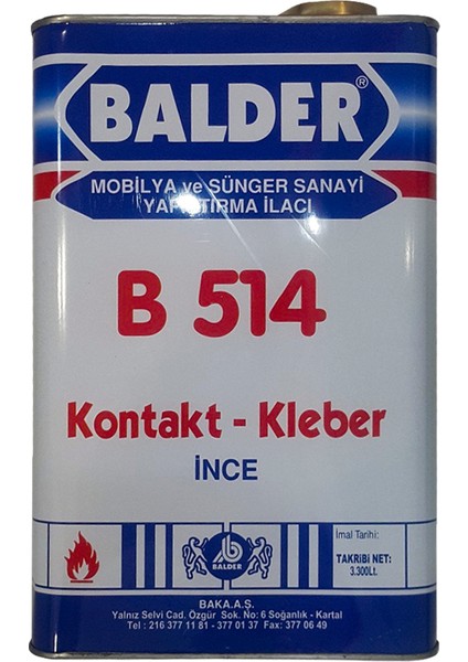 Bally Yapiştirici Ince Galon 3.3 Lt