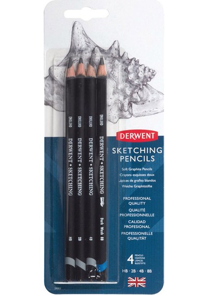 Sketching Eskiz Kalemi Soft 4lü Set 39003