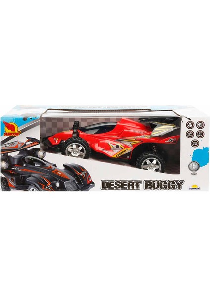 1:16 Uzaktan Kumandalı Işıklı Desert Buggy Wms Kırmızı