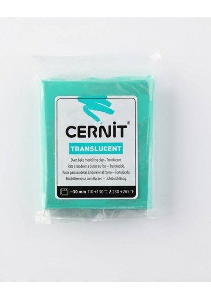 Cernit Translucent (Transparan) Polimer Kil 56G 620 Emerald Green