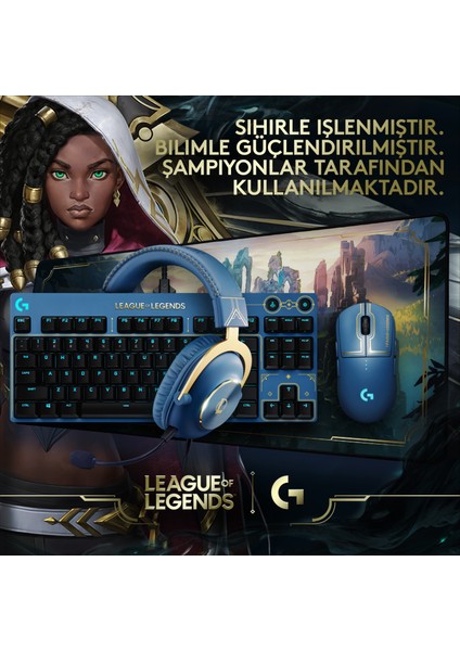 G Pro Kablolu Mekanik Rgb Ingilizce Oyuncu Klavyesi - League Of Legends Versiyonu