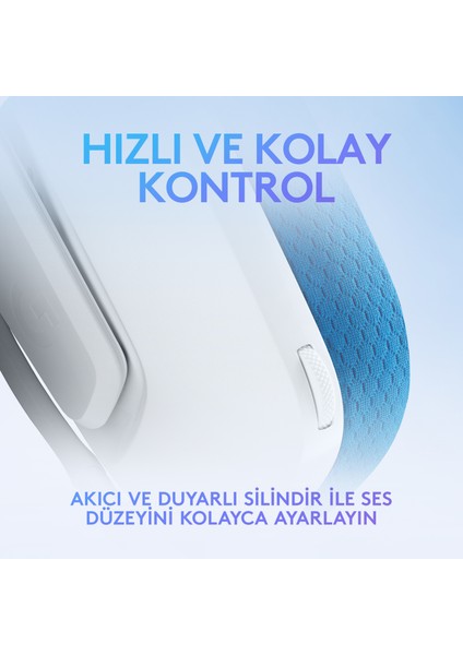 G G335 Kablolu Oyuncu Kulaklığı - Beyaz