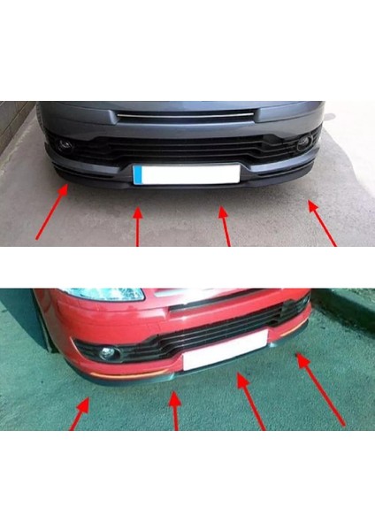 Citroen C4 Ön Lip Mat Siyah Ön Tampon Lip