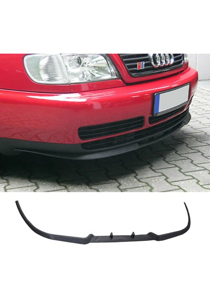 Audi A6 S6 C4 1994 - 1997 Ön Lip Mat Siyah Ön Tampon Lip