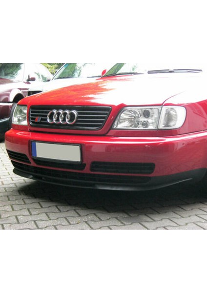 Audi A6 S6 C4 1994 - 1997 Ön Lip Mat Siyah Ön Tampon Lip