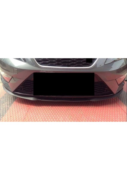 Seat Leon Mk3 2013 - 2019 Ön Lip Mat Siyah Ön Tampon Lip