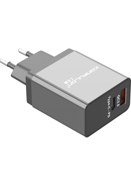 C59 Quick USB 3.0 ve Type-C Pd 20W Seyahat Hızlı Şarj Cihazı