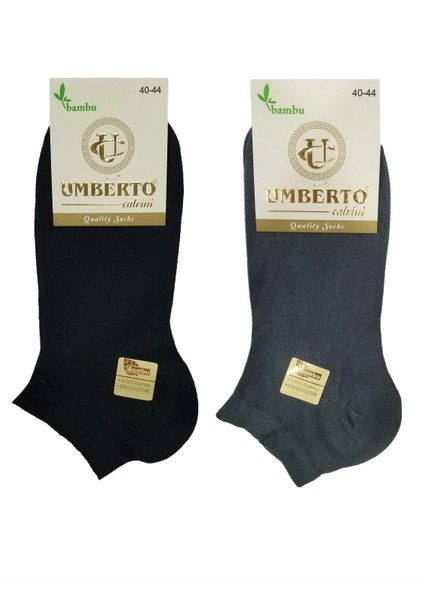 Umberto 6 Adet Erkek Doğal Bambu Patik Çorap - 307