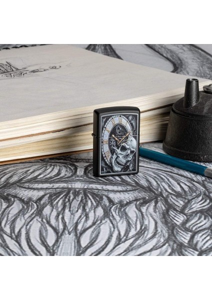 Çakmak 218 Skull Clock Design 29854-069943